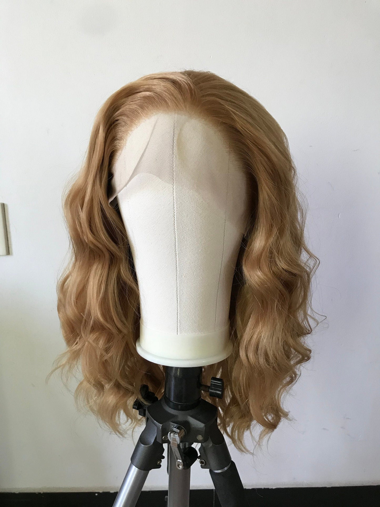 Blonde Long Wavy Hair Premium Synthetic Lace Front Wig Transparent Lace | Realistic Hairline